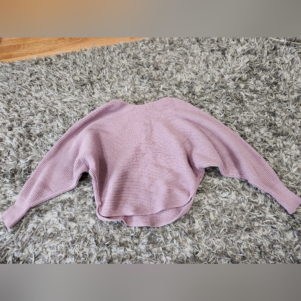 Bar III Dolman Sleeve Purple Sweater
